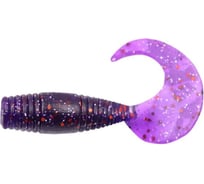 Твистер Yaman PRO Spry Tail, р.1,5 inch, цвет #08 - Violet, упаковка 10 шт YP-ST15-08