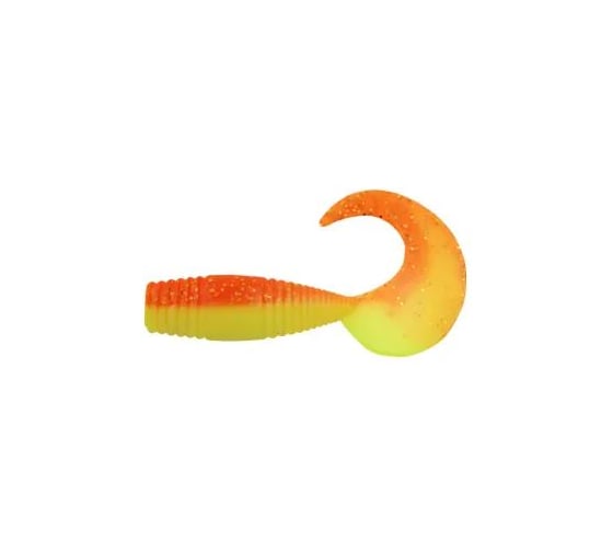Твистер Yaman PRO Spry Tail, р.3 inch, цвет #25 - Sunshine, упаковка 8 шт. YP-ST3-25 1