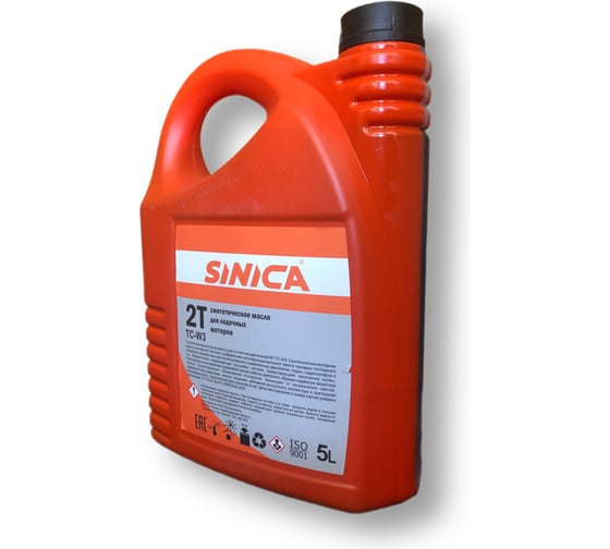 Масло синтетическое 2-х тактное для лодочных моторов Sinica TC-W3 5л 100079
