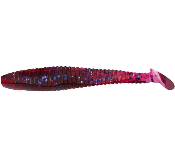 Виброхвост Yaman PRO Flatter Shad, р.2 inch, цвет #04 - Grape (уп.6 шт)/130/ YP-FS2-04 1