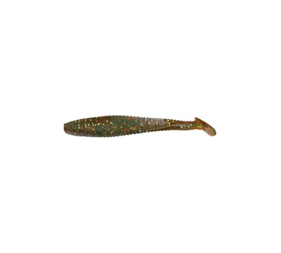 Виброхвост Yaman PRO Flatter Shad, р.2 inch, цвет #09 - Motor Oil (уп. 6 шт.) YP-FS2-09 1
