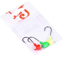 Джиг-головки LUCKY JOHN BALL MIX1 08.0г, RGY, кр.BN 001/0, 3шт LJBLJ-008MIX1