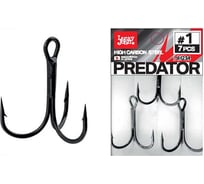Крючки-тройники LUCKY JOHN PREDATOR серия LJH234, размер 002/0, 5 шт, LJH234-K020