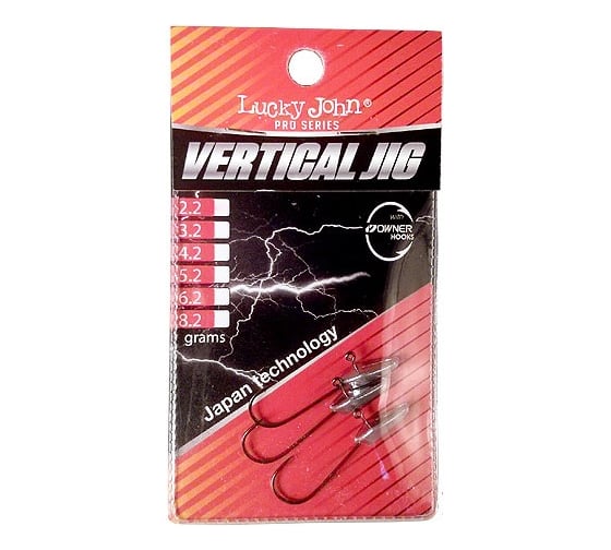 Джиг-головки LUCKY JOHN VERTICAL JIG, 25г, 2шт. 8528-250 1