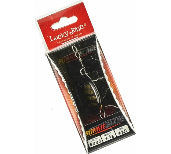 Вращающаяся блесна LUCKY JOHN BONNIE BLADE 02, 04.3г, цвет 005, в блистере LJBB02-005