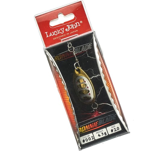 Вращающаяся блесна LUCKY JOHN BONNIE BLADE 02, 04.3г, цвет 002, в блистере LJBB02-002