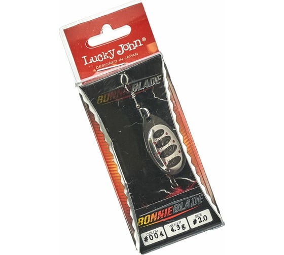 Вращающаяся блесна LUCKY JOHN BONNIE BLADE 02, 04.3г, цвет 004, в блистере LJBB02-004