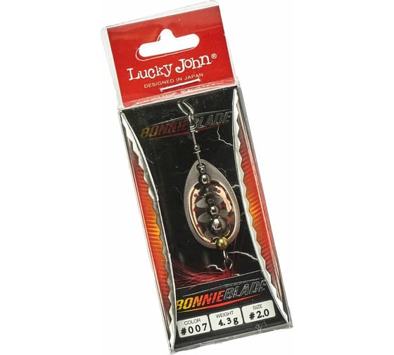 Вращающаяся блесна LUCKY JOHN BONNIE BLADE 02, 04.3г, цвет 007, в блистере LJBB02-007