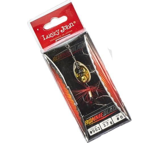 Вращающаяся блесна LUCKY JOHN BONNIE BLADE 00, 02.7г, цвет 002, в блистере LJBB00-002