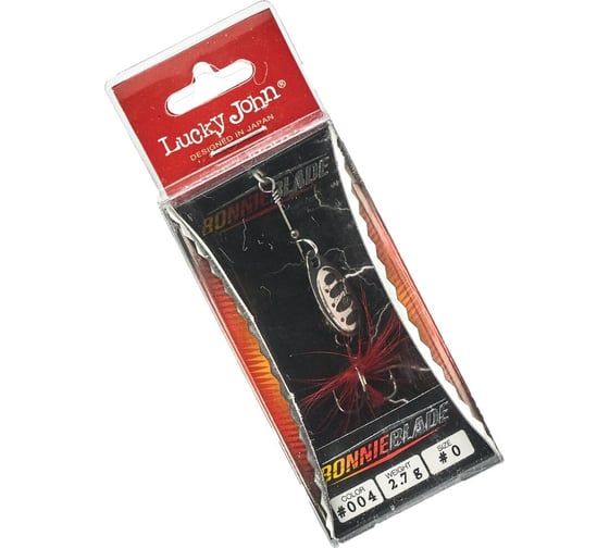 Вращающаяся блесна LUCKY JOHN BONNIE BLADE 00, 02.7г, цвет 004, в блистере LJBB00-004