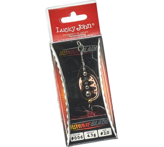 Вращающаяся блесна LUCKY JOHN BONNIE BLADE 02, 04.3г, цвет 006, в блистере LJBB02-006