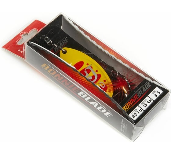 Вращающаяся блесна LUCKY JOHN BONNIE BLADE 05, 13.4г, цвет 010, в блистере LJBB05-010