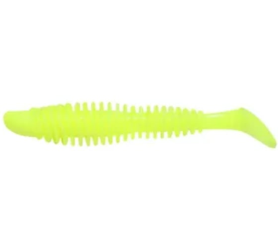 Виброхвост Yaman PRO Arris Shad, р.2,5 inch, цвет #02 - Chartreuse, 7 шт. YP-AS25-02 1