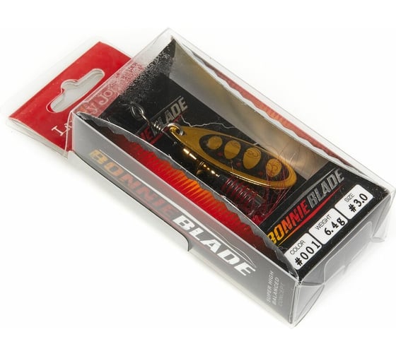 Вращающаяся блесна LUCKY JOHN BONNIE BLADE 03, 6.4г, цвет 001, в блистере LJBB03-001