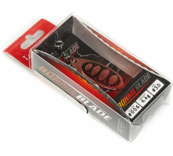 Вращающаяся блесна LUCKY JOHN BONNIE BLADE 03, 6.4г, цвет 006, в блистере LJBB03-006