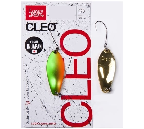 Колеблющаяся блесна LUCKY JOHN CLEO длина 34мм/03.5г, цвет 020 LJCL35-020