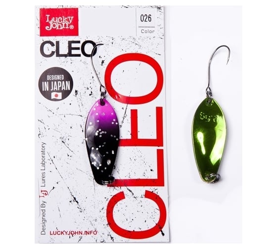 Колеблющаяся блесна LUCKY JOHN CLEO длина 41мм/05.0г, цвет 026 LJCL50-026