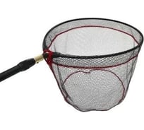 Подсачек складной телескопический Namazu Pro NoKnot Net PVC, L- 200 см, овальный обод 55x45 см, PVC/25/ NP-NKNP45-200
