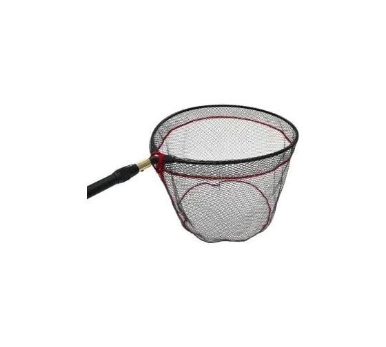 Подсачек складной телескопический Namazu Pro NoKnot Net PVC, L- 200 см, овальный обод 55x45 см, PVC/25/ NP-NKNP45-200
