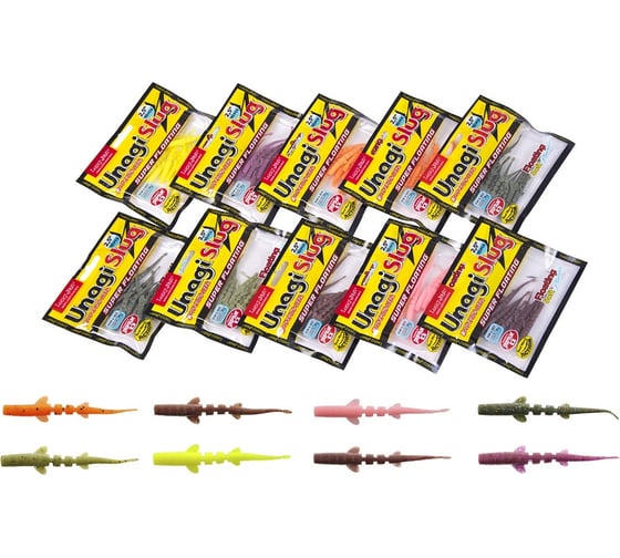 Съедобные искусственные слаги LUCKY JOHN LJ Pro Series UNAGI SLUG 2.5in 06.35 /01SET 100 шт. 140304-01SET 1