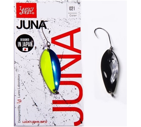Колеблющаяся блесна LUCKY JOHN JUNA, длина 39 мм, 05.0г, цвет 021 LJJU50-021