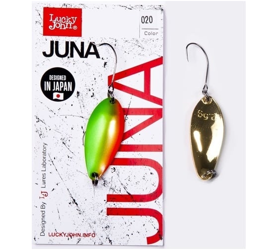 Колеблющаяся блесна LUCKY JOHN JUNA, длина 39 мм, 05.0г, цвет 020 LJJU50-020