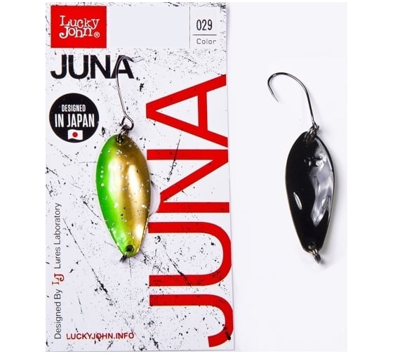 Колеблющаяся блесна LUCKY JOHN JUNA, длина 39 мм, 05.0г, цвет 029 LJJU50-029