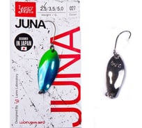 Колеблющаяся блесна LUCKY JOHN JUNA, длина 30 мм, 02.5г, цвет 027 LJJU25-027