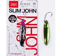 Колеблющаяся блесна LUCKY JOHN SLIM JOHN, длина 37 мм, 02.5г, цвет 026 LJSJ25-026