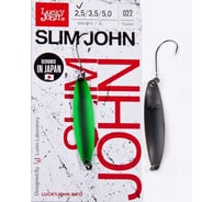 Колеблющаяся блесна LUCKY JOHN SLIM JOHN, длина 37 мм, 02.5г, цвет 022 LJSJ25-022