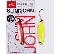 Колеблющаяся блесна LUCKY JOHN SLIM JOHN, длина 37 мм, 02.5г, цвет 023 LJSJ25-023
