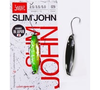Колеблющаяся блесна LUCKY JOHN SLIM JOHN, длина 37 мм, 02.5г, цвет 029 LJSJ25-029