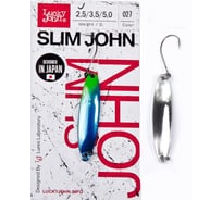 Колеблющаяся блесна LUCKY JOHN SLIM JOHN, длина 37 мм, 02.5г, цвет 027 LJSJ25-027