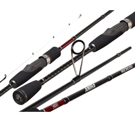 Спиннинговое удилище LUCKY JOHN Anira MICROJIG 5 7.5, с наконечником-стяжкой LJA-752ULF-PR