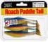 Съедобные искусственные виброхвосты LUCKY JOHN LJ Pro Series ROACH PADDLE TAIL 3.5in, цвет G04, 6шт. 140180-G04 4