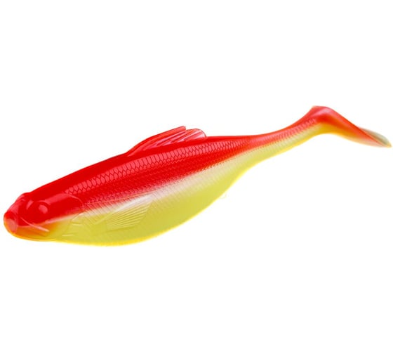 Съедобные искусственные виброхвосты LUCKY JOHN LJ Pro Series ROACH PADDLE TAIL 5.0in, цвет G08, 4шт. 140181-G08 1