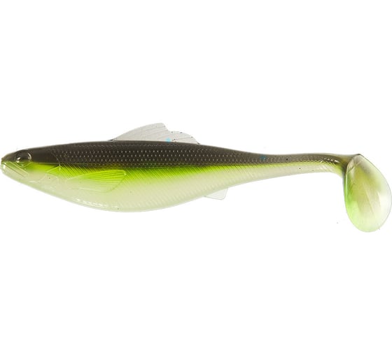 Съедобные искусственные виброхвосты LUCKY JOHN LJ Pro Series ROACH PADDLE TAIL 3.5in, цвет G02, 6шт. 140180-G02 1