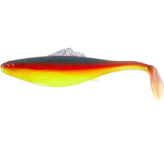 Съедобные искусственные виброхвосты LUCKY JOHN LJ Pro Series ROACH PADDLE TAIL 3.5in, цвет G07, 6шт. 140180-G07
