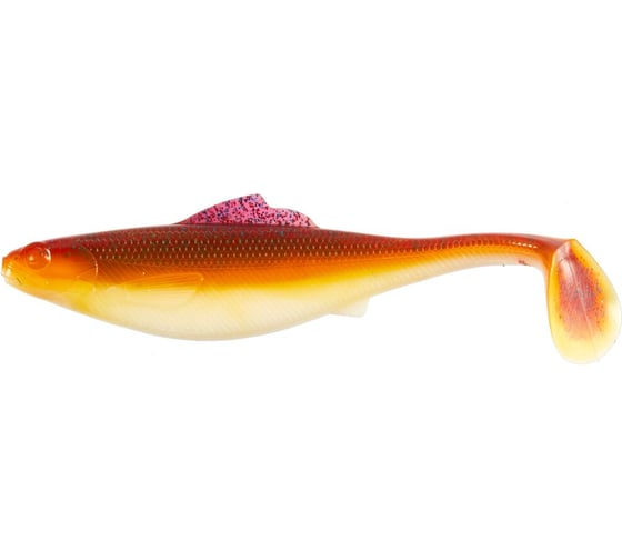 Съедобные искусственные виброхвосты LUCKY JOHN LJ Pro Series ROACH PADDLE TAIL 5.0in, цвет G01, 4шт. 140181-G01