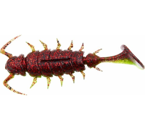 Съедобные искусственные виброхвосты LUCKY JOHN LJ Pro Series ALIEN BUG 2,5in, цвет T44, 7шт. 140165-T44 1
