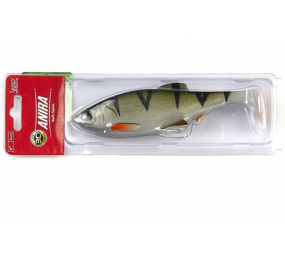 Виброхвосты LUCKY JOHN LJ 3D Series ANIRA SOFT SWIM 6,0in, цвет A03 1шт. 140415-A03