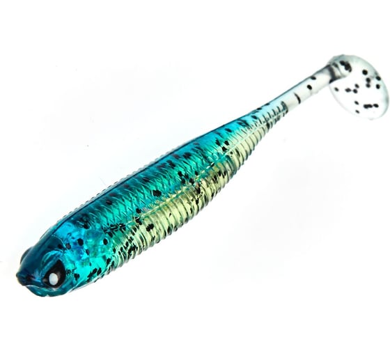 Виброхвосты LUCKY JOHN LJ 3D Series MAKORA SHAD TAIL 4.0in, цвет 002, 6шт. 140408-002 1