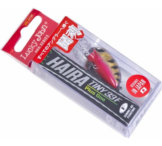 Плавающий воблер LUCKY JOHN LJ Pro Series HAIRA TINY LBF 03.30/114 Plus Foot HAT33LBF-114