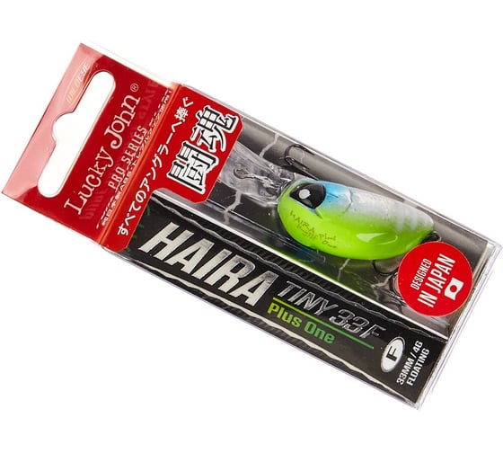 Плавающий воблер LUCKY JOHN LJ Pro Series HAIRA TINY LBF 03.30/147 Plus Foot HAT33LBF-147