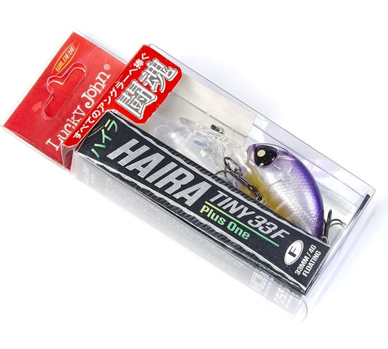 Плавающий воблер LUCKY JOHN LJ Pro Series HAIRA TINY LBF 03.30/405 Plus Foot HAT33LBF-405