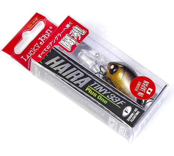Плавающий воблер LUCKY JOHN LJ Pro Series HAIRA TINY LBF 03.30/402 Plus Foot HAT33LBF-402