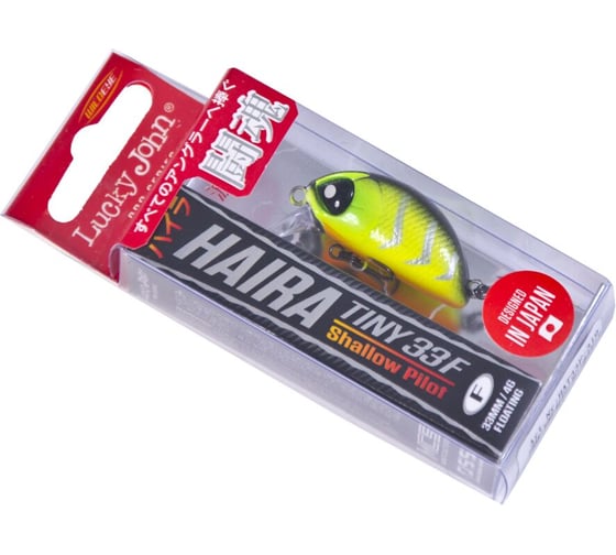 Плавающий воблер LUCKY JOHN LJ Pro Series HAIRA TINY F Shallow Pilot 03.30/319 HAT33F-319
