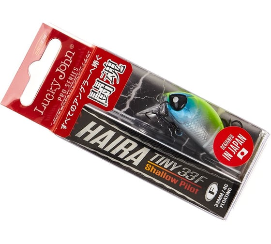 Плавающий воблер LUCKY JOHN LJ Pro Series HAIRA TINY F Shallow Pilot 03.30/147 HAT33F-147
