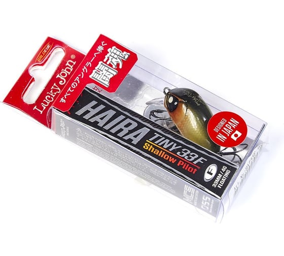 Плавающий воблер LUCKY JOHN LJ Pro Series HAIRA TINY F Shallow Pilot 03.30/401 HAT33F-401