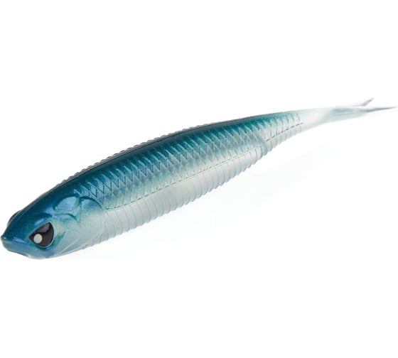 Виброхвосты LUCKY JOHN LJ 3D Series MAKORA SPLIT TAIL 4.0in, цвет 001, 6шт. 140409-001 1